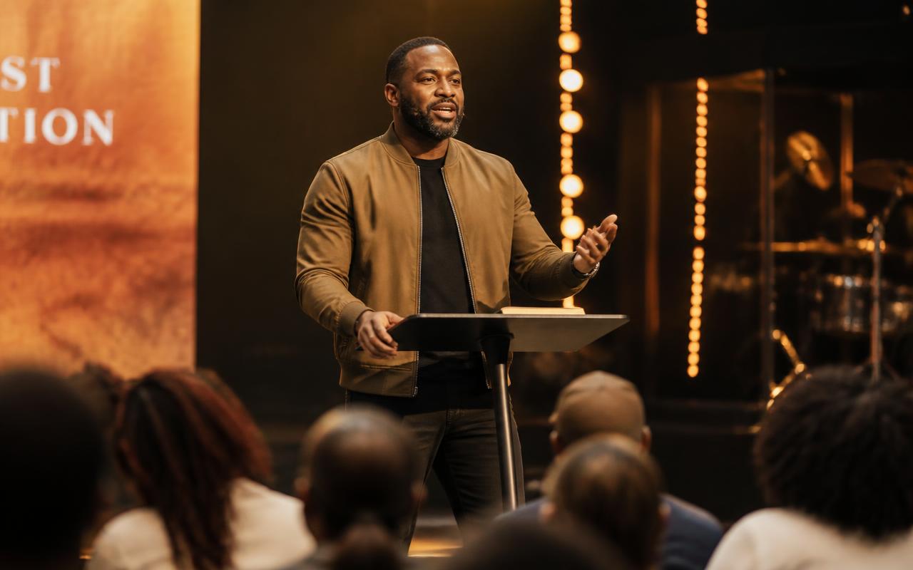 Pastor Andrew Lama preaching The Prayer That Moves Mountains and Valley